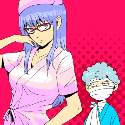 sakata gintoki+sarutobi ayame