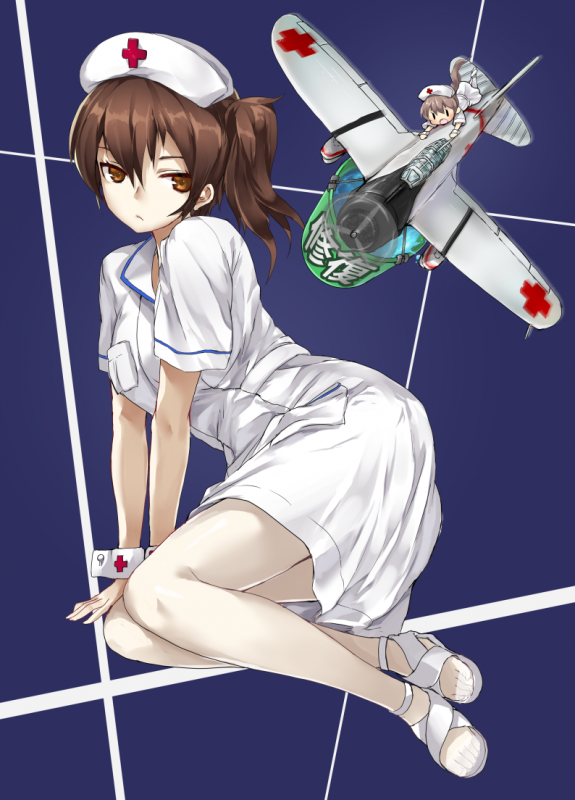 fairy (kantai collection)+kaga (kantai collection)