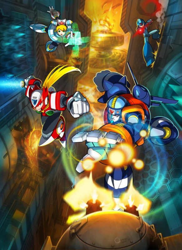 cinnamon+duo (rockman)+x (rockman)+zero (rockman)