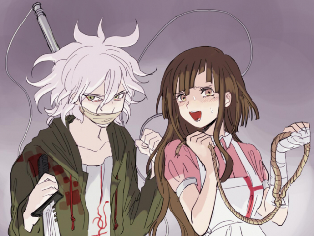 komaeda nagito+tsumiki mikan