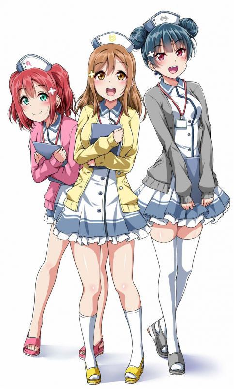 kunikida hanamaru+kurosawa ruby+tsushima yoshiko