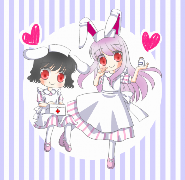 inaba tewi+reisen udongein inaba