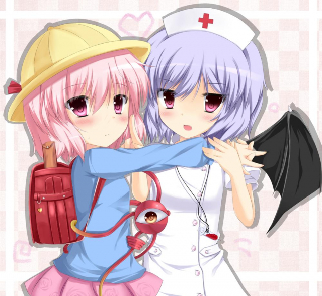 remilia scarlet+komeiji satori