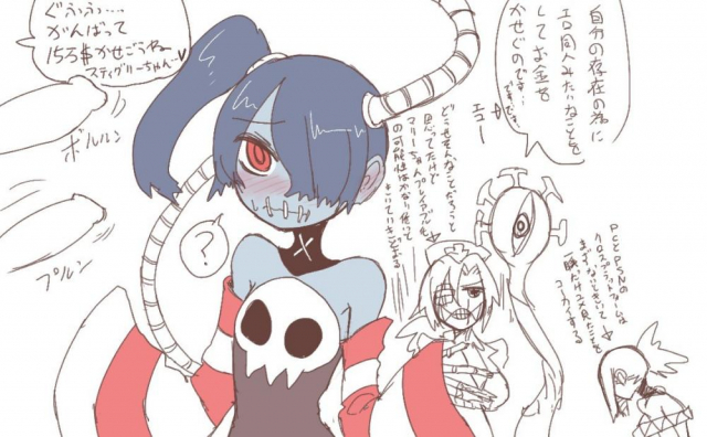 cerebella+double (skullgirls)+leviathan (skullgirls)+squigly