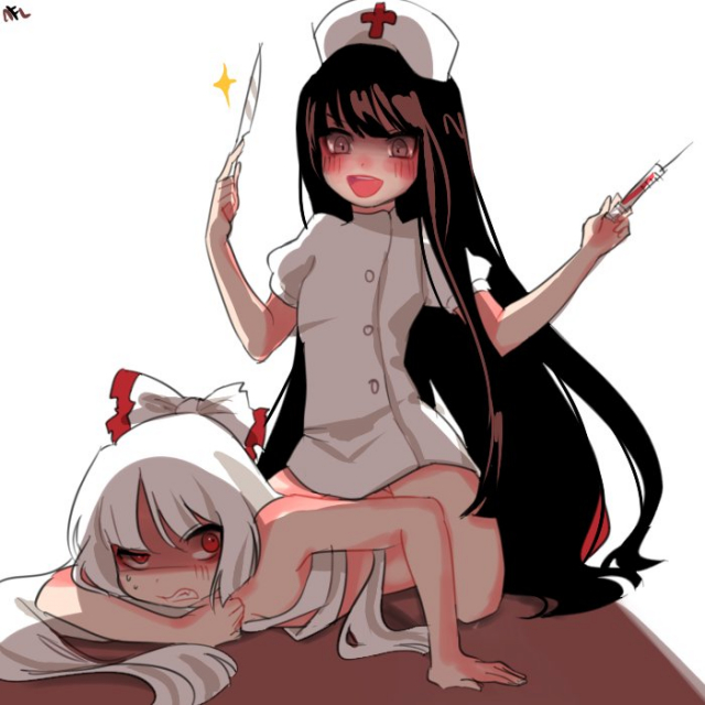 fujiwara no mokou+houraisan kaguya