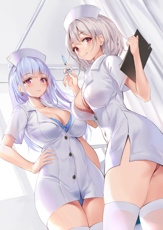 dido (azur lane)+sirius (azur lane)