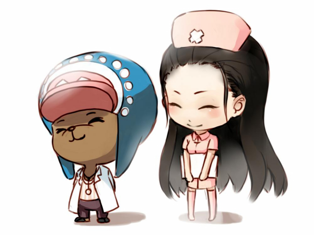 nico robin+tony tony chopper