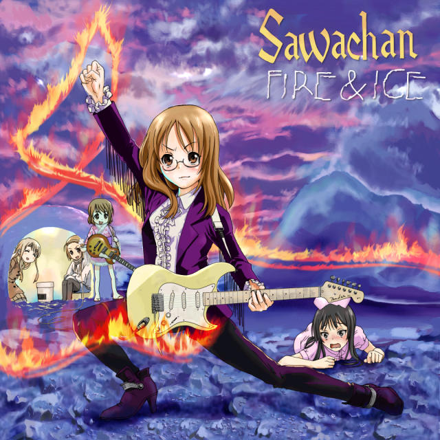 akiyama mio+hirasawa yui+kotobuki tsumugi+tainaka ritsu+yamanaka sawako+yngwie malmsteen