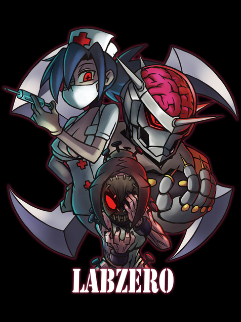 brain drain (skullgirls)+carol (skullgirls)+painwheel (skullgirls)+valentine (skullgirls)