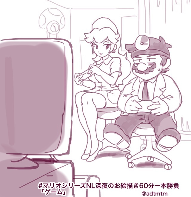 dr. mario+mario+princess peach