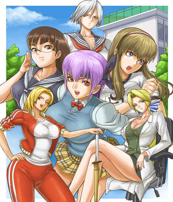 ayane (doa)+christie (doa)+helena douglas+hitomi (doa)+lei fang+tina armstrong