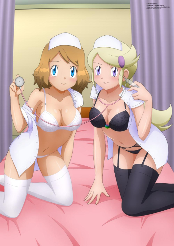 ace trainer (pokemon)+astrid (pokemon)+serena (pokemon)