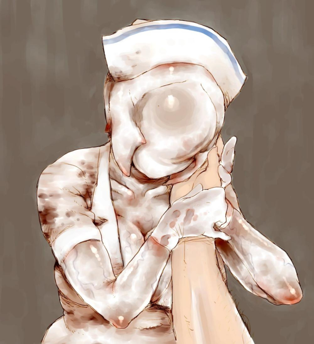 bubble head nurse+nurse (silent hill)