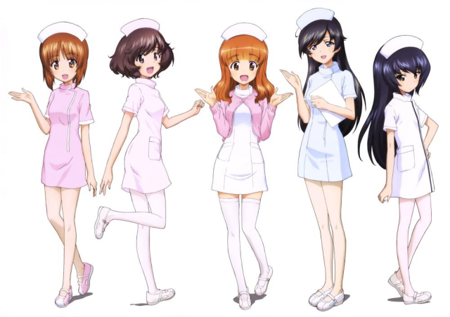 akiyama yukari+isuzu hana+nishizumi miho+reizei mako+takebe saori