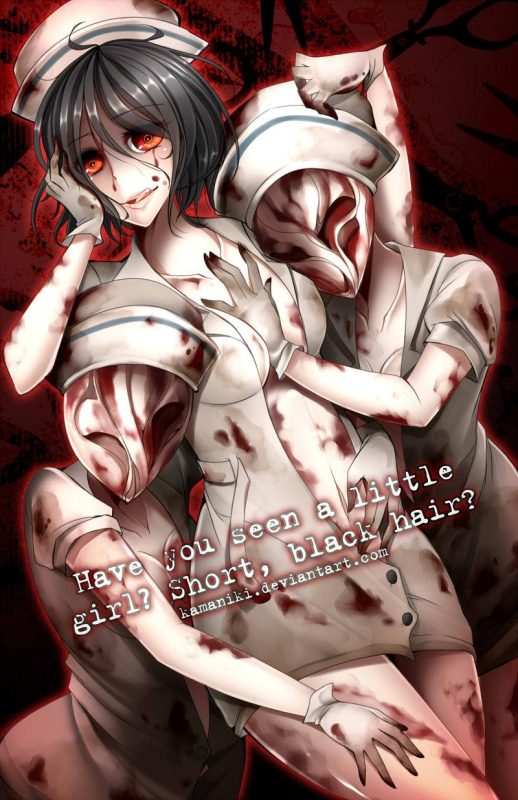 bubble head nurse+nurse (silent hill)