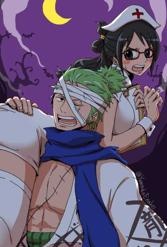 roronoa zoro+tashigi