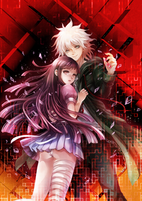 komaeda nagito+tsumiki mikan