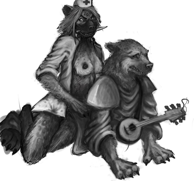 gnoll+gnollbard+nurse verity