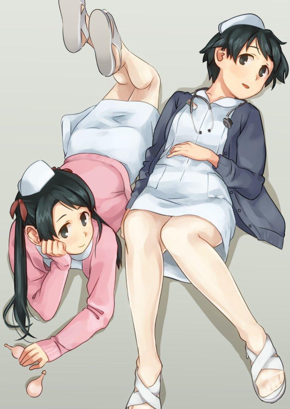 mikuma (kancolle)+mogami (kancolle)