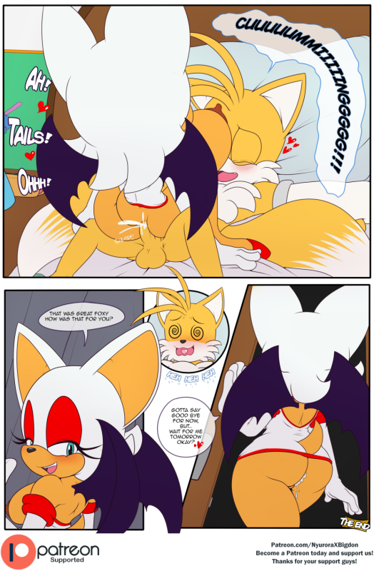 rouge the bat+tails