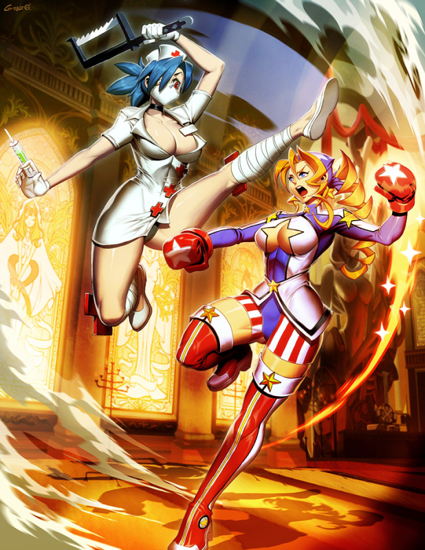 tiffany lords+valentine (skullgirls)