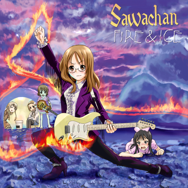 akiyama mio+hirasawa yui+kotobuki tsumugi+tainaka ritsu+yamanaka sawako+yngwie malmsteen