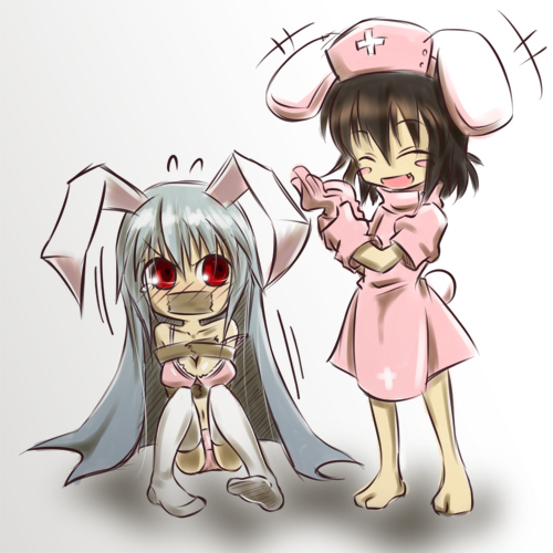 inaba tewi+reisen udongein inaba