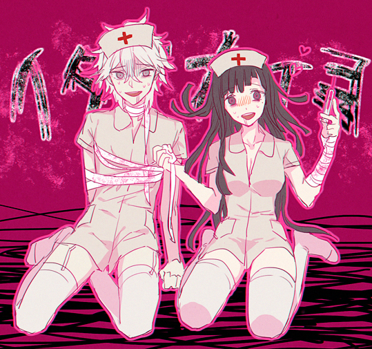 komaeda nagito+tsumiki mikan