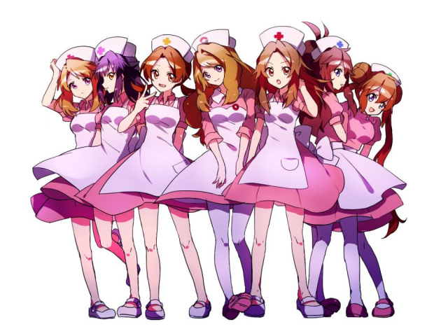 dawn (pokemon)+hilda (pokemon)+joy (pokemon)+leaf (pokemon)+lyra (pokemon)+may (pokemon)+rosa (pokemon)+serena (pokemon)