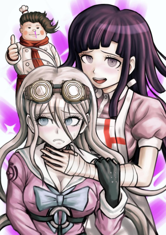 hanamura teruteru+iruma miu+tsumiki mikan