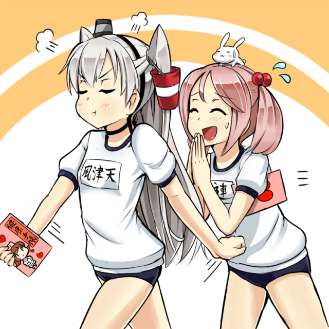 amatsukaze (kantai collection)+fairy (kantai collection)+sazanami (kantai collection)