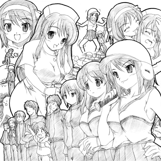 asahina mikuru+koizumi itsuki+kunikida+kyon+kyon no imouto+nagato yuki+suzumiya haruhi+taniguchi+tsuruya