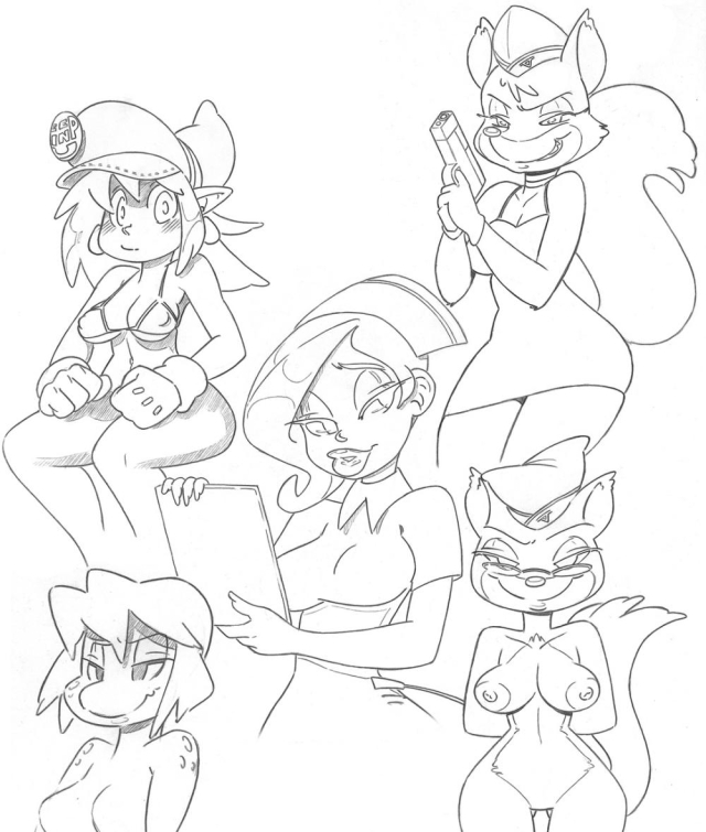 character request+hello nurse+lt. fox vixen