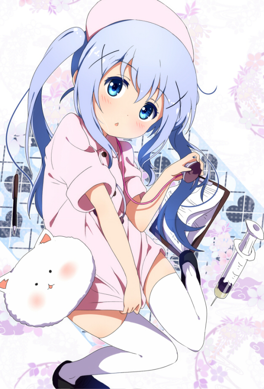 kafuu chino+tippy (gochuumon wa usagi desuka )