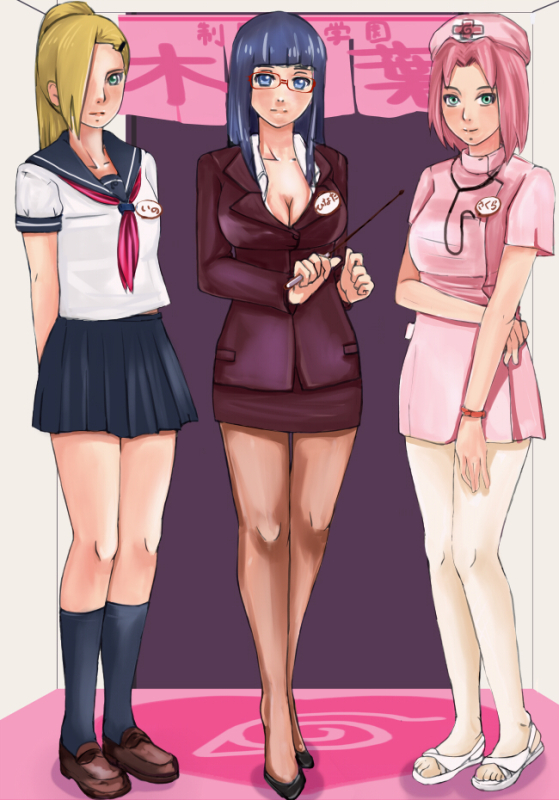 haruno sakura+hyuuga hinata+yamanaka ino