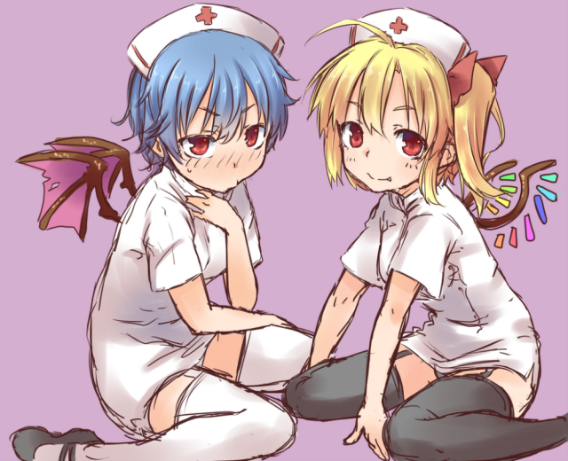 flandre scarlet+remilia scarlet