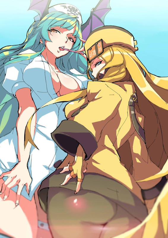 millia rage+morrigan aensland