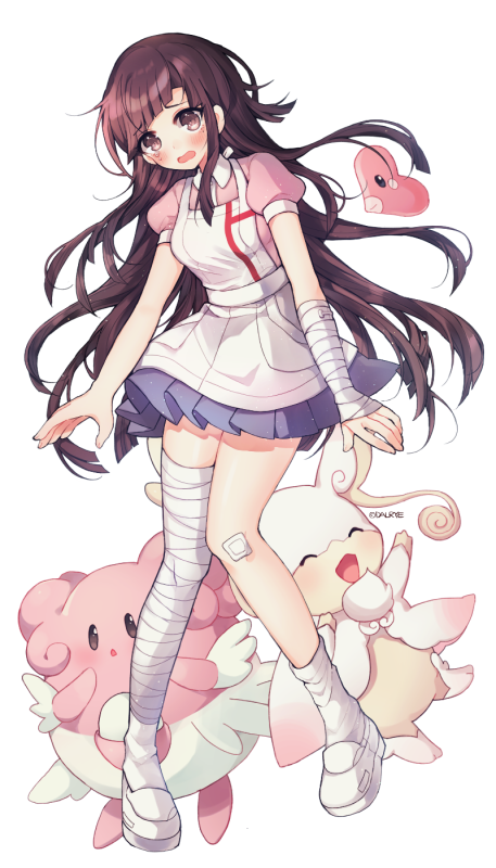 audino+blissey+luvdisc+mega audino+tsumiki mikan