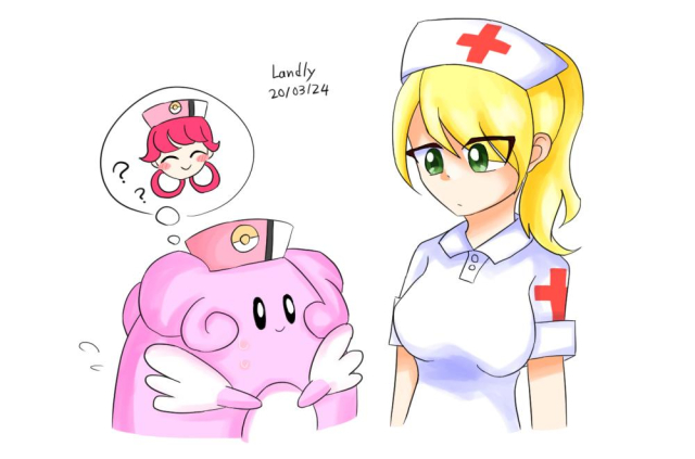 blissey+joy (pokemon)+nurse (terraria)