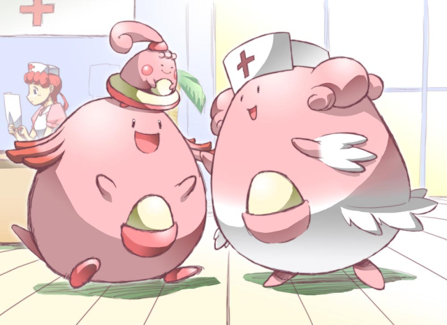 blissey+chansey+happiny+joy (pokemon)