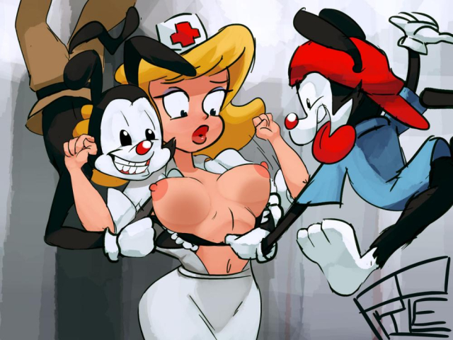 hello nurse+wakko warner+yakko warner