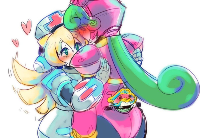 cinnamon (mega man)+marino (mega man)