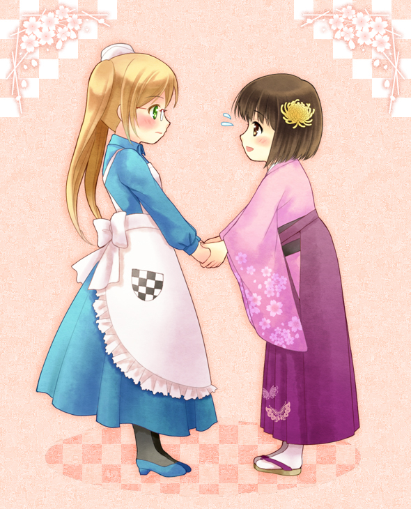 japan (hetalia)+united kingdom (hetalia)