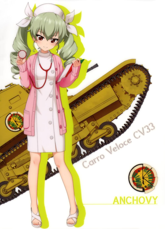 anchovy (girls und panzer)+carro veloce cv-33