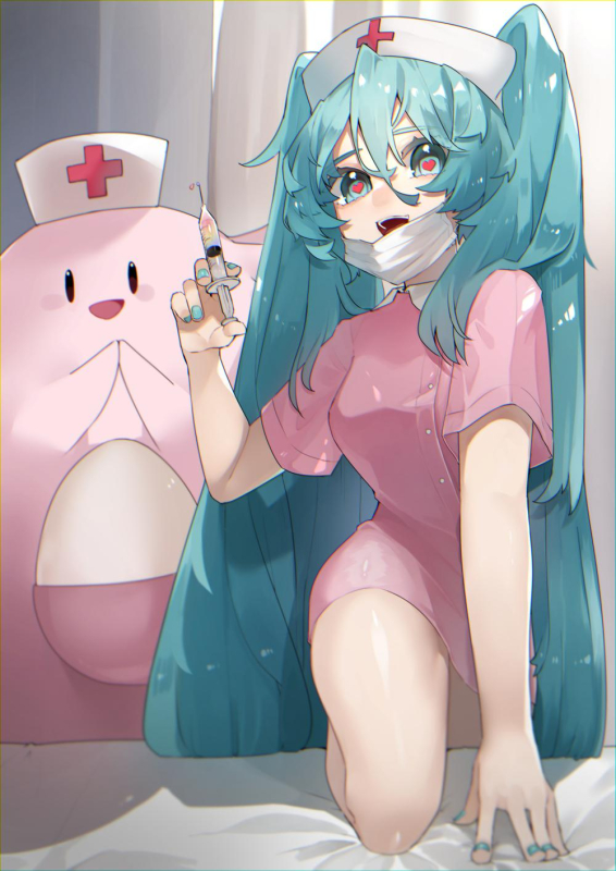 chansey+hatsune miku