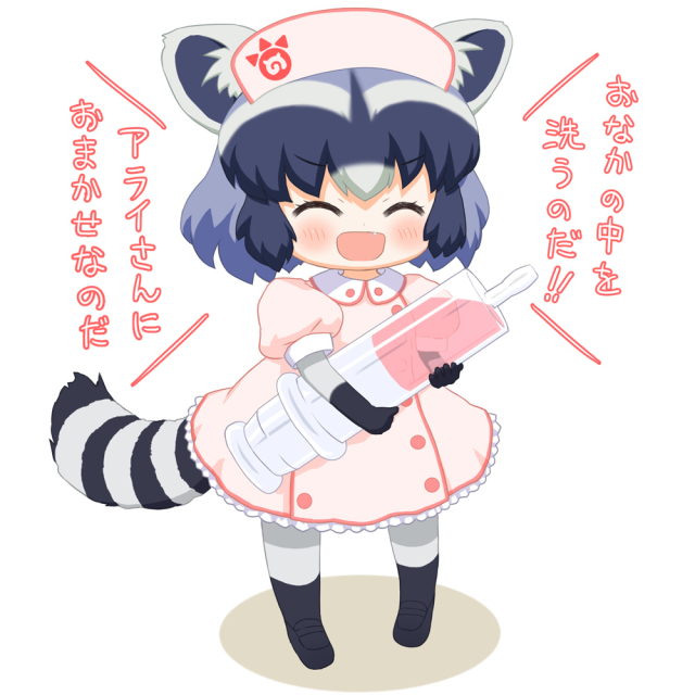 common raccoon (kemono friends)