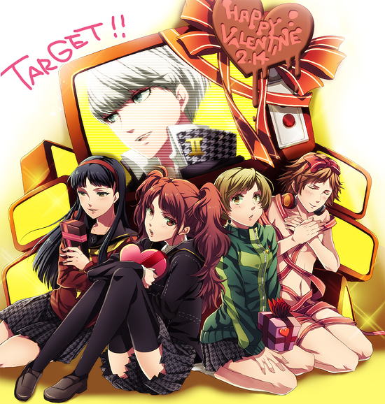 amagi yukiko+hanamura yousuke+kujikawa rise+narukami yuu+satonaka chie