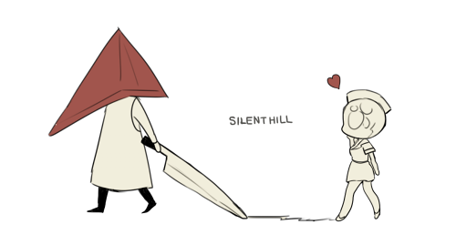 bubble head nurse+pyramid head