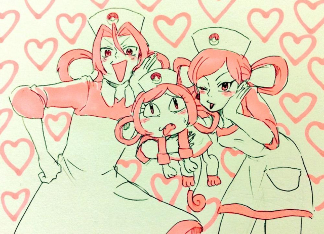 james (pokemon)+jessie (pokemon)+joy (pokemon)+meowth